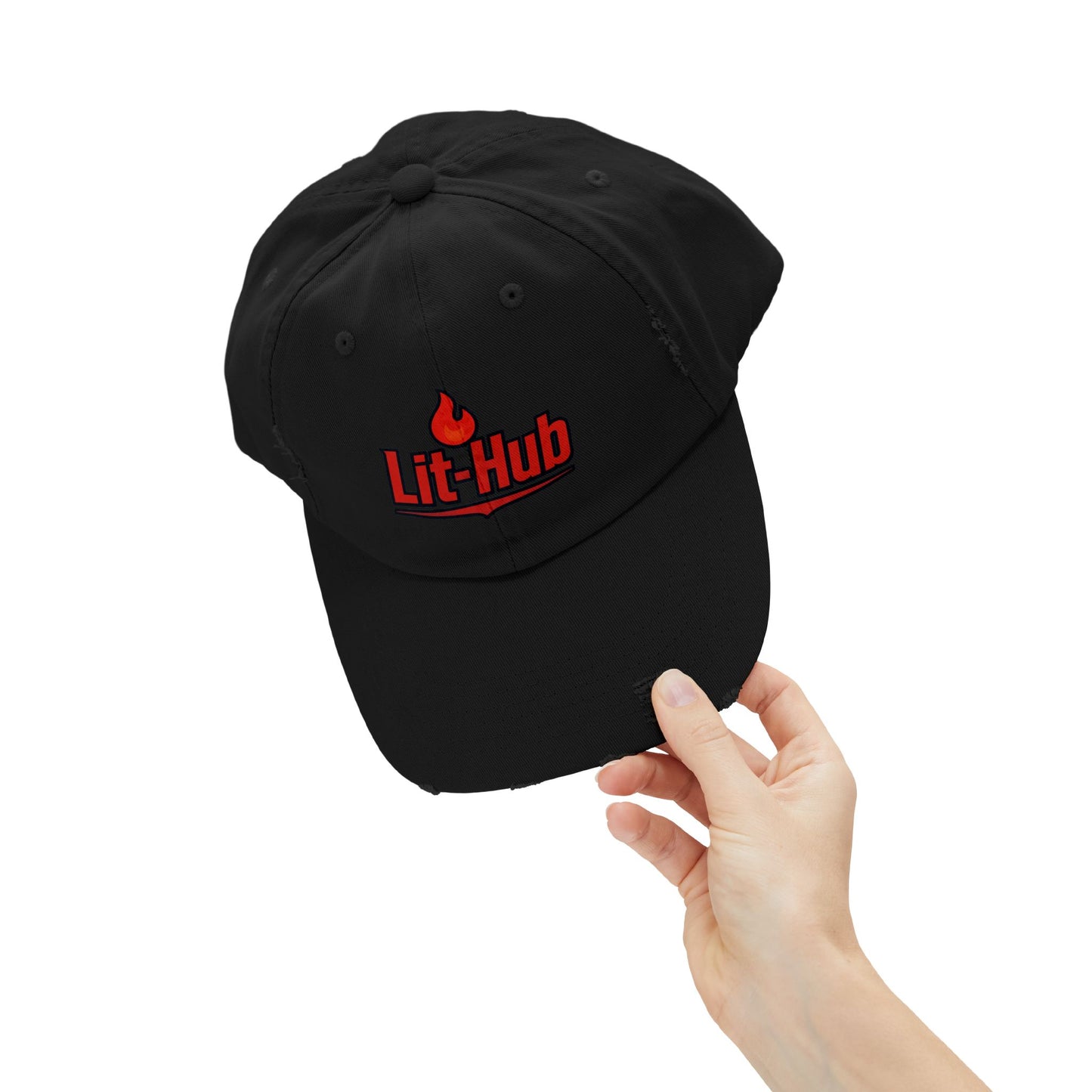 Lit-Hub Distressed Hat