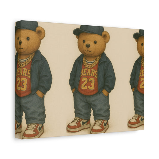 Vintage Teddy Canvas Art