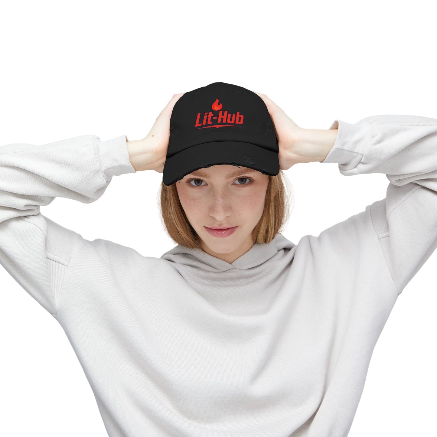 Lit-Hub Distressed Hat