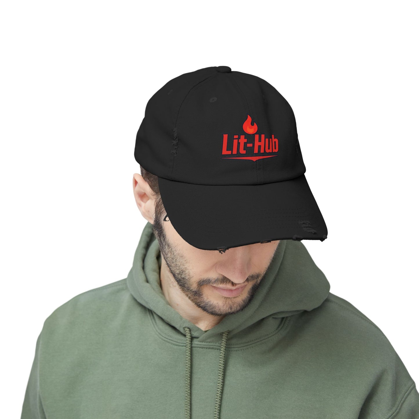 Lit-Hub Distressed Hat