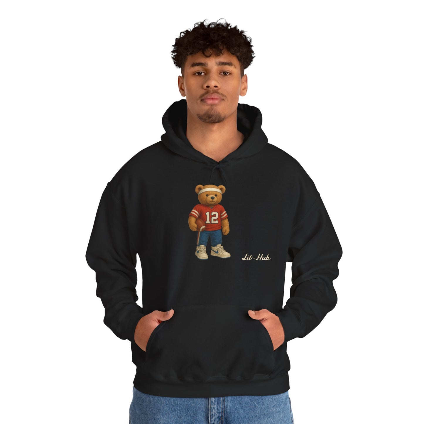 Cozy Teddy Football Hoodie