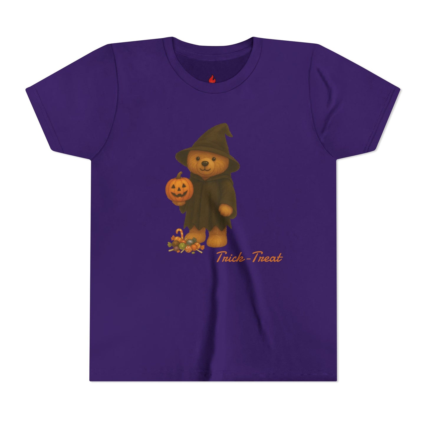 Teddy Trick or Treat Tee Youth