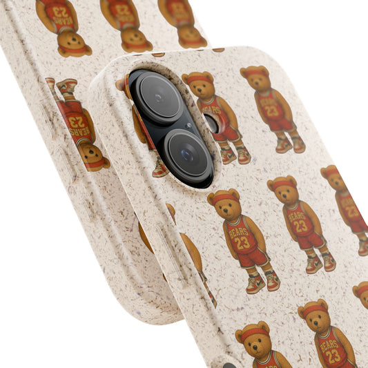 Eco Friendly Biodegradable Teddy Basketball Phone Case