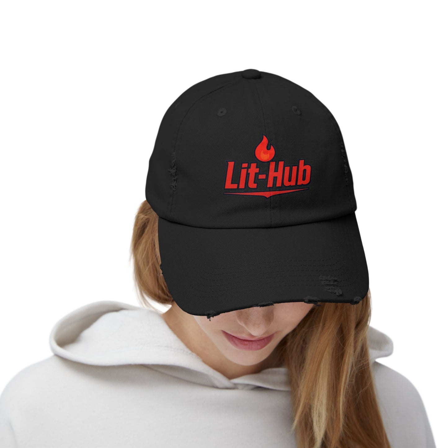 Lit-Hub Distressed Hat