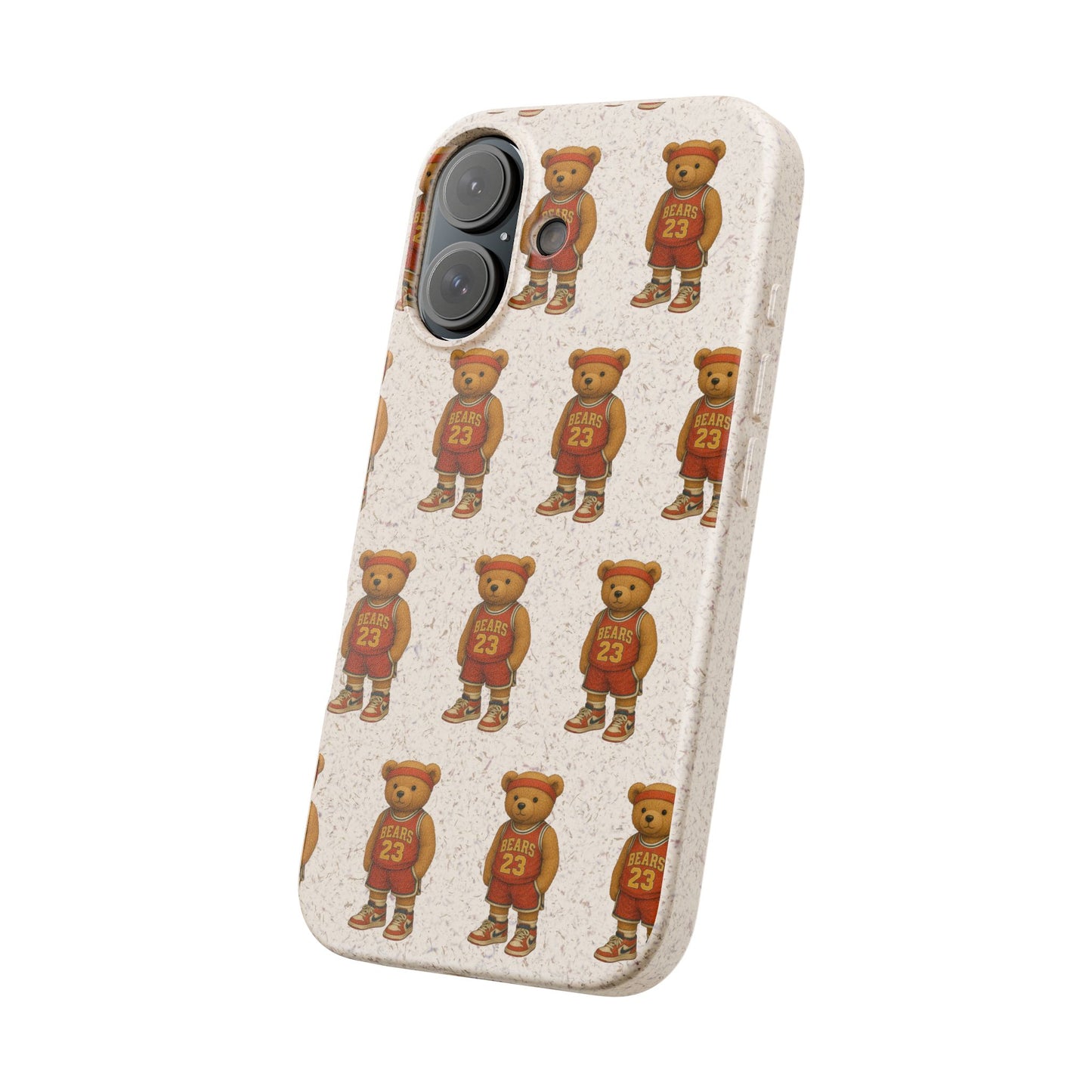 Eco Friendly Biodegradable Teddy Basketball Phone Case