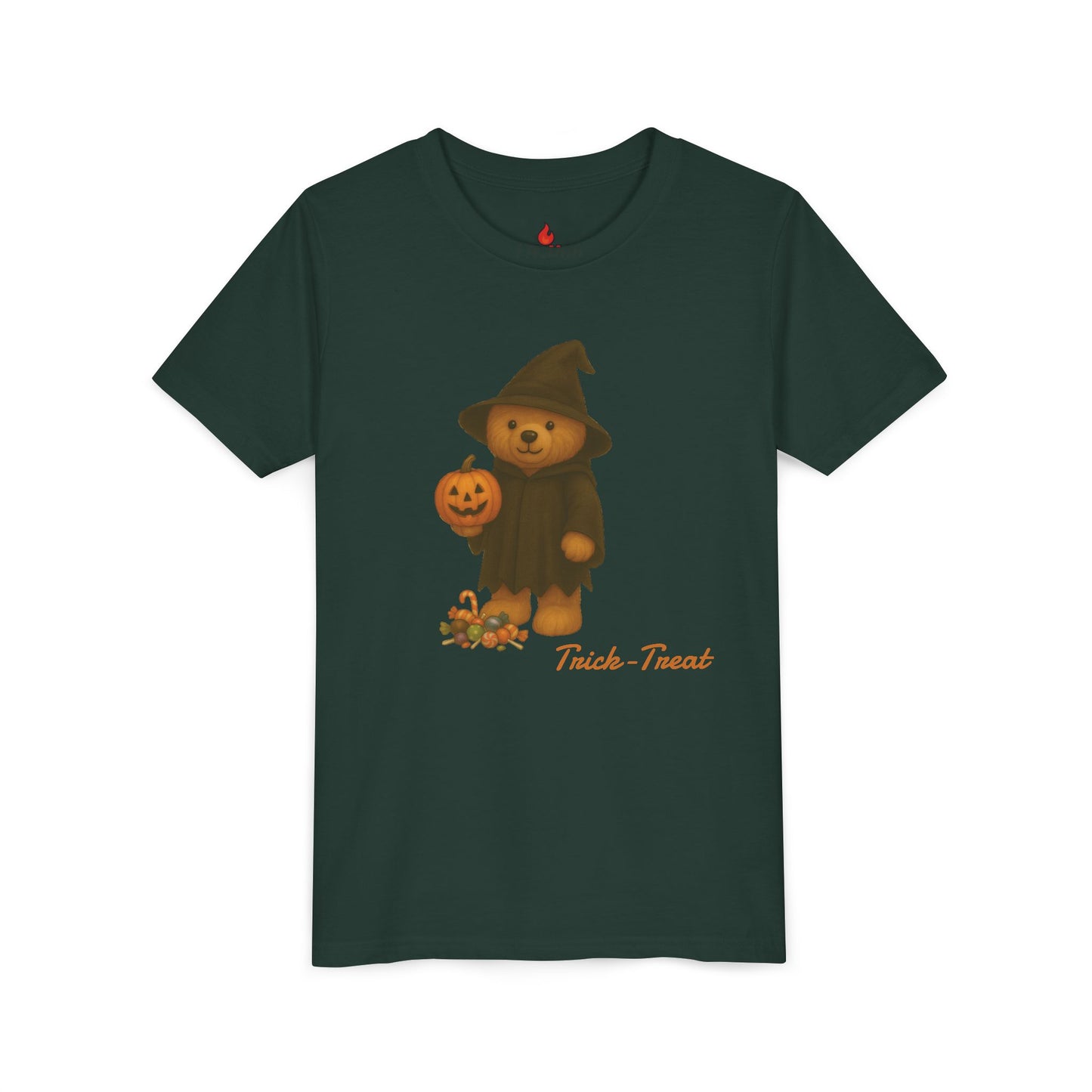 Teddy Trick or Treat Tee Youth