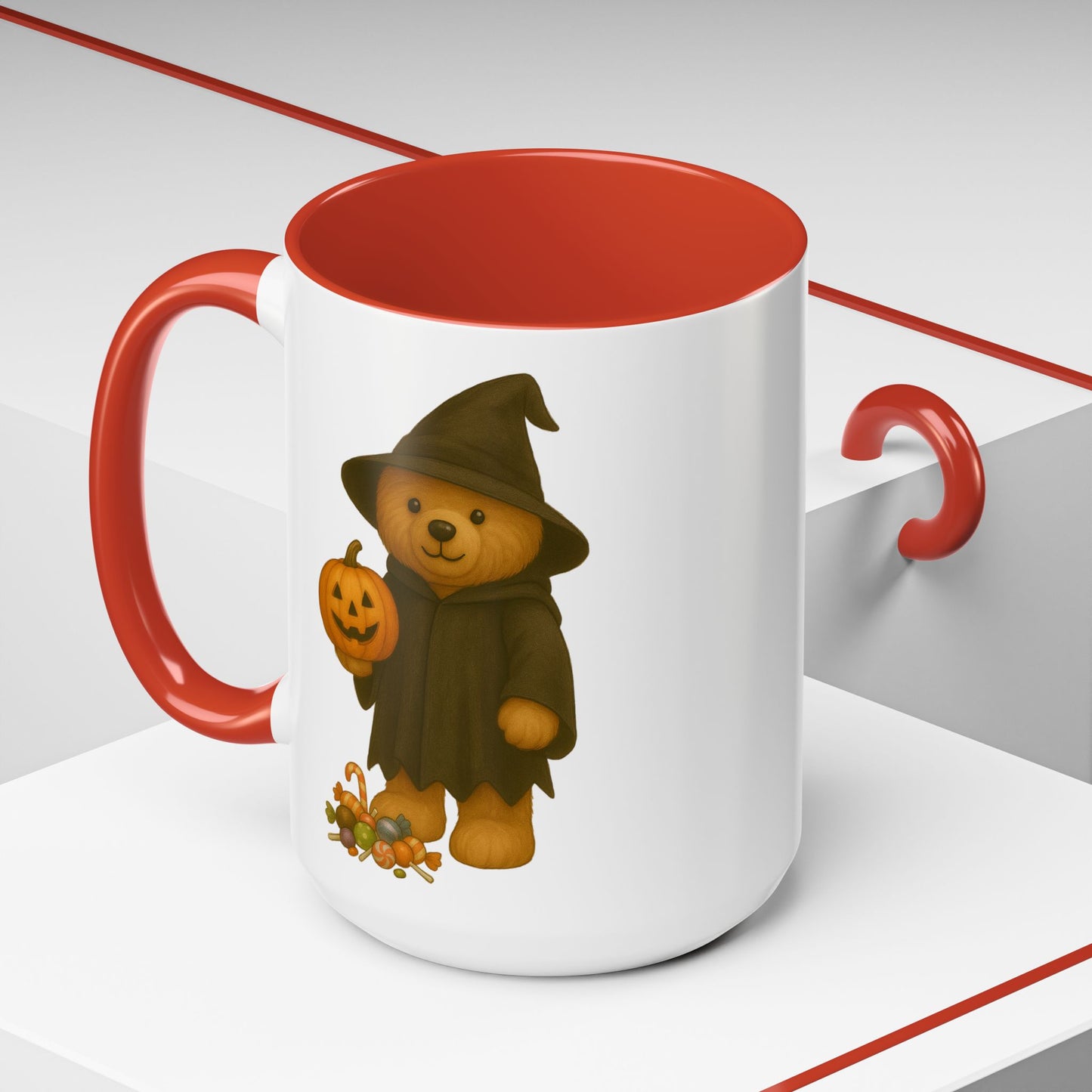 Trick-Treat Teddy Halloween Mug