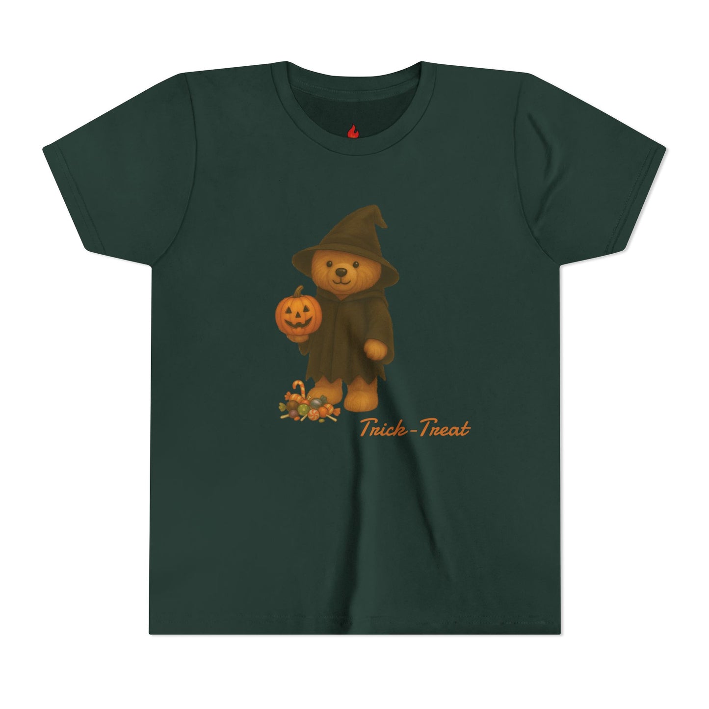 Teddy Trick or Treat Tee Youth