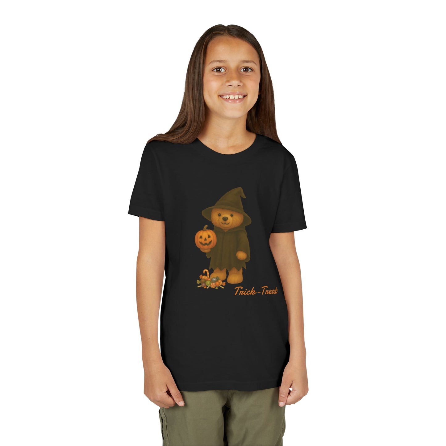 Teddy Trick or Treat Tee Youth