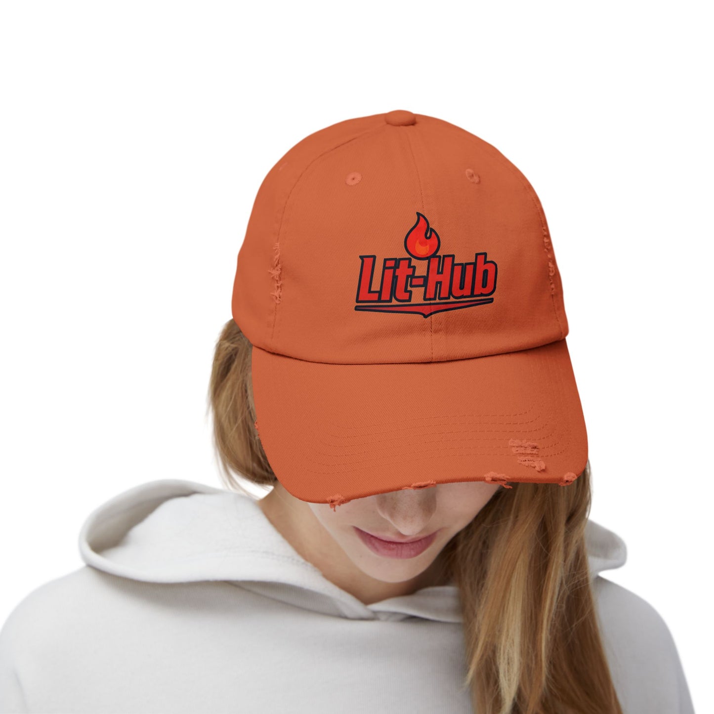 Lit-Hub Distressed Hat