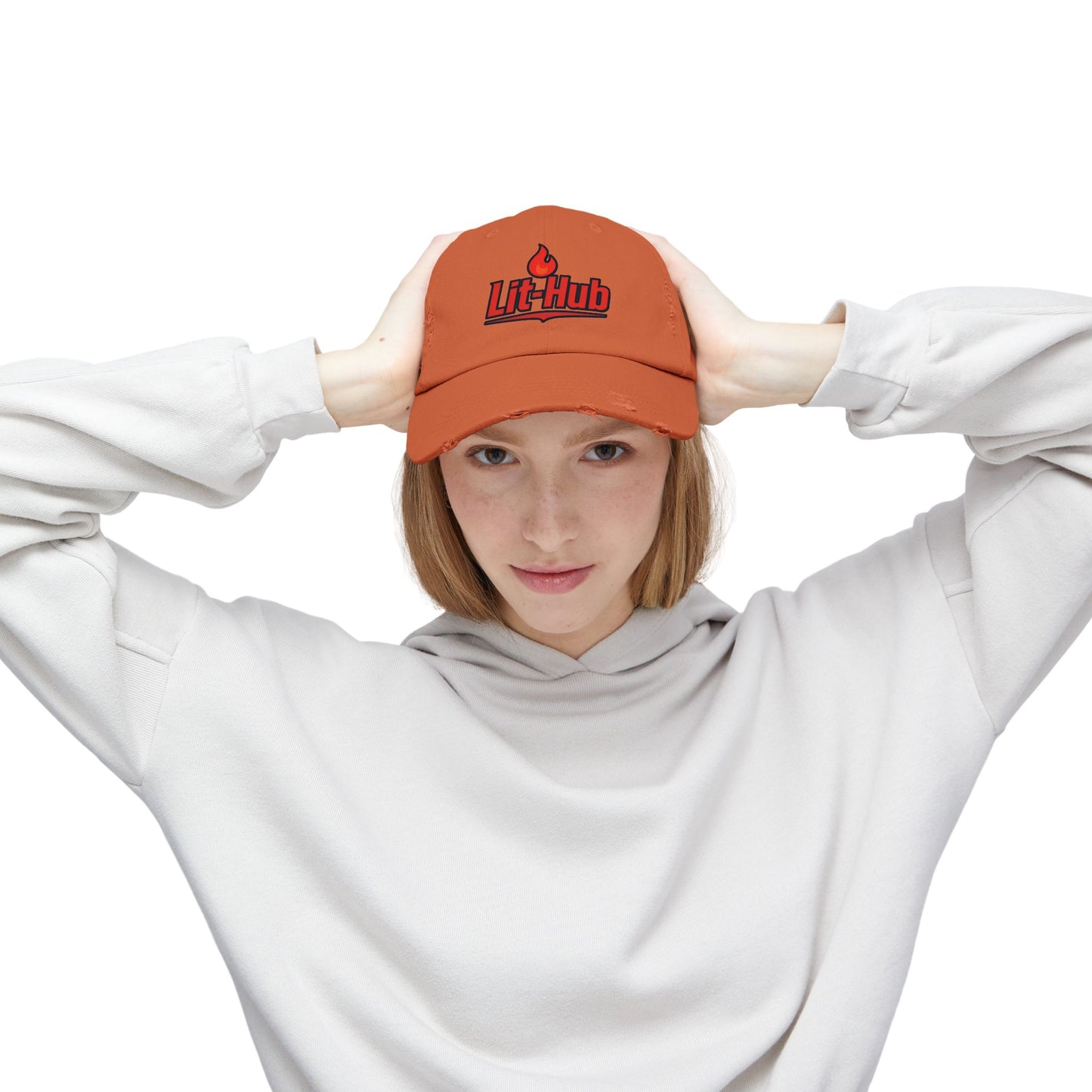 Lit-Hub Distressed Hat