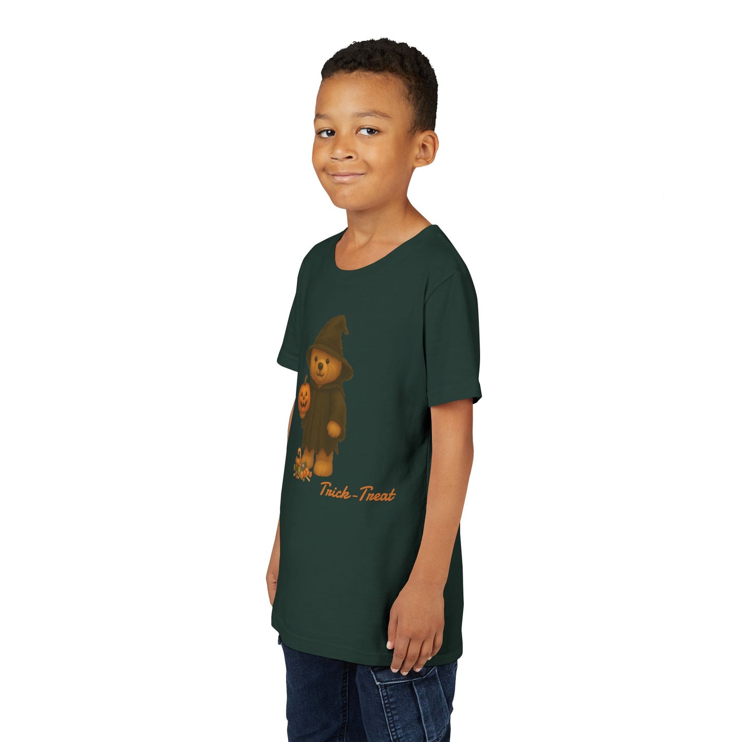Teddy Trick or Treat Tee Youth
