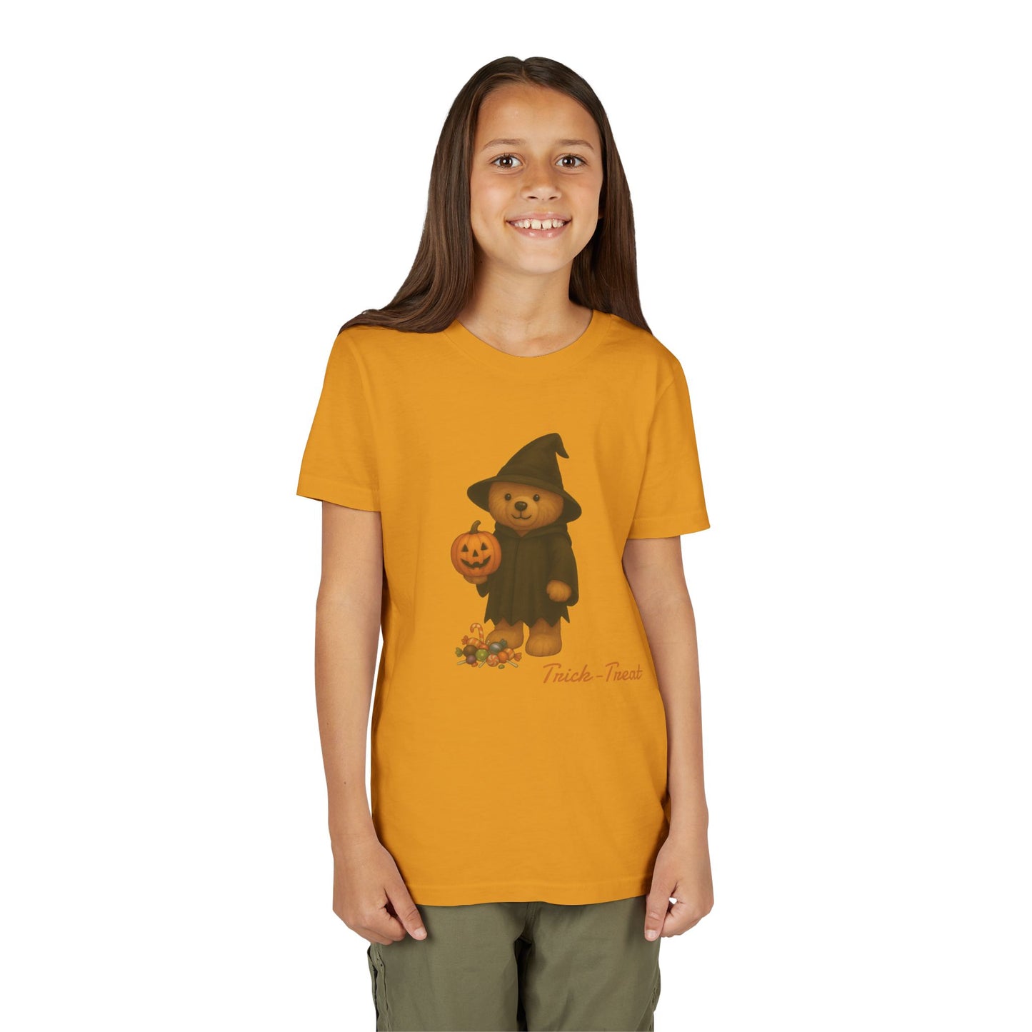 Teddy Trick or Treat Tee Youth