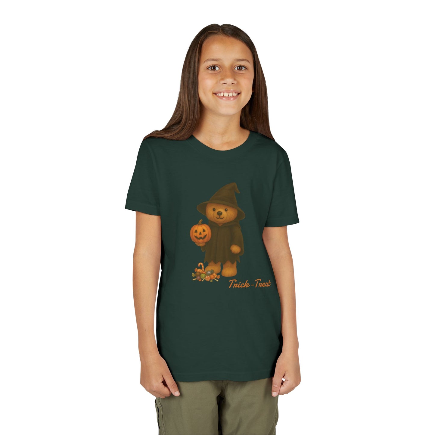 Teddy Trick or Treat Tee Youth