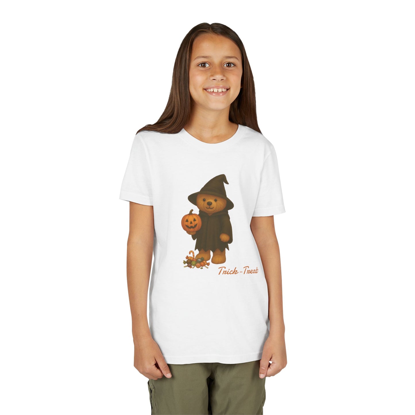Teddy Trick or Treat Tee Youth