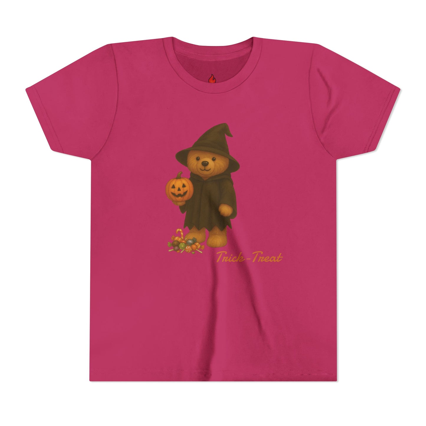 Teddy Trick or Treat Tee Youth