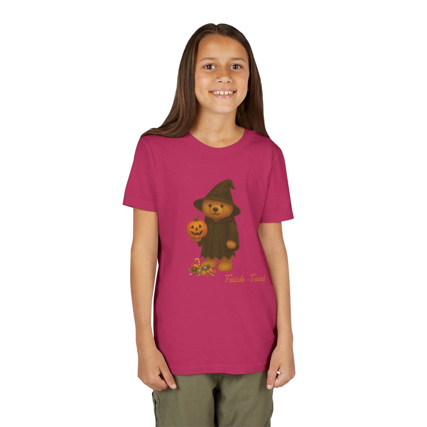 Teddy Trick or Treat Tee Youth