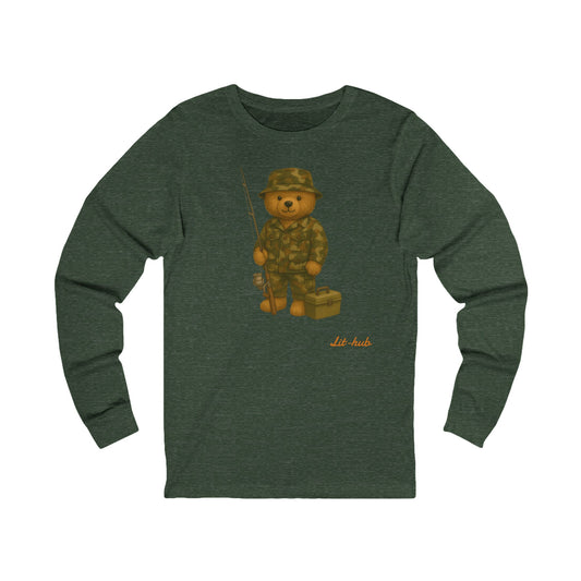 Teddy Camo fishing Long Sleeve Tee