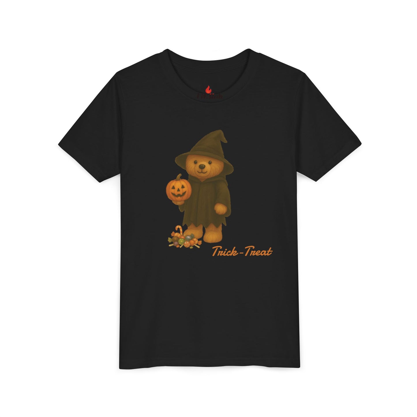 Teddy Trick or Treat Tee Youth