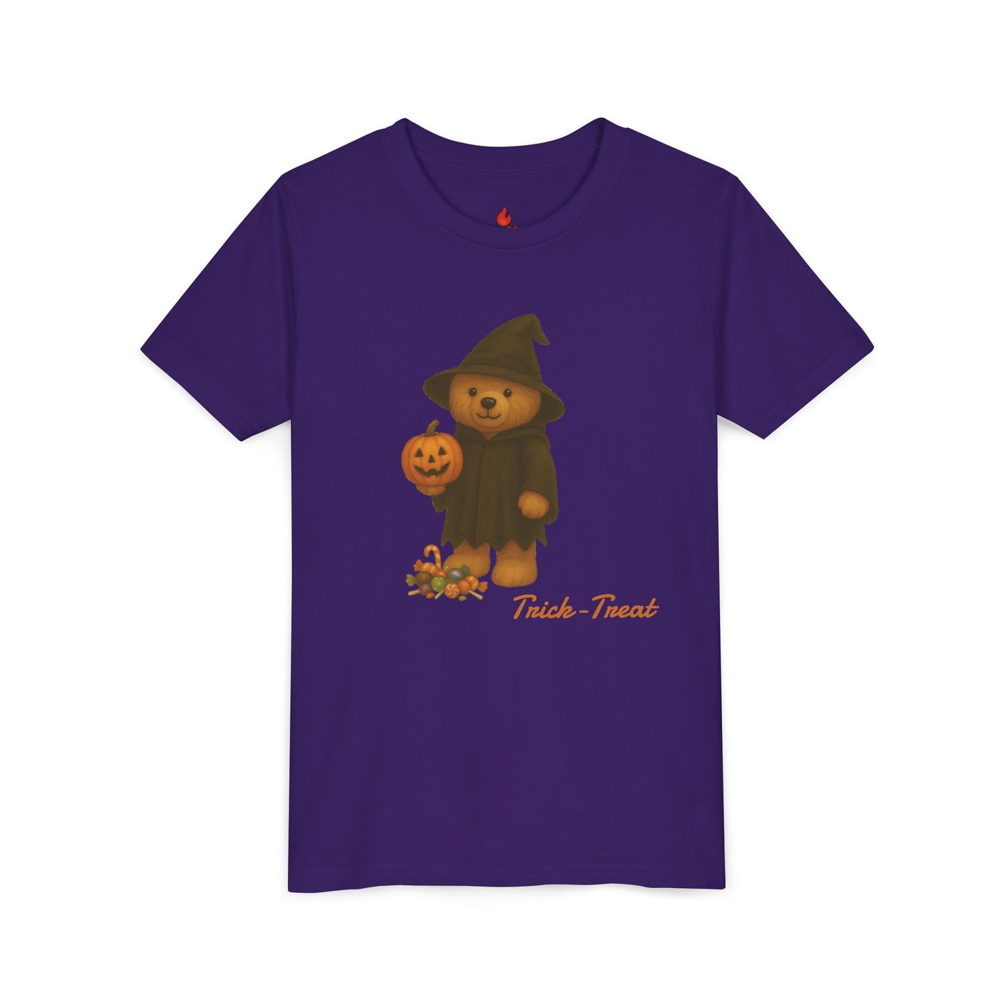 Teddy Trick or Treat Tee Youth