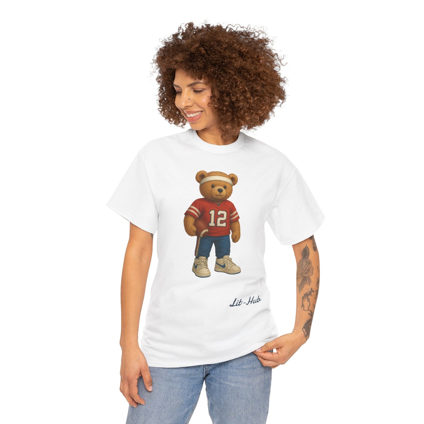 Tee - Football Inspired Teddy Bear Unisex Streetwear