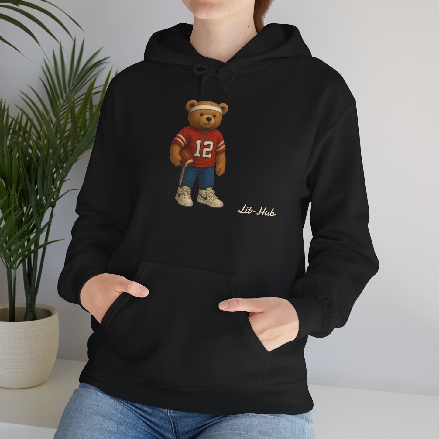 Cozy Teddy Football Hoodie