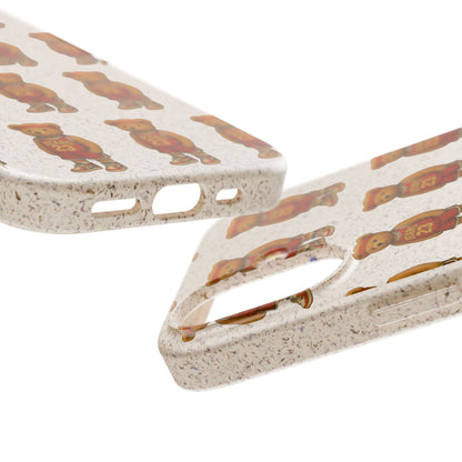 Eco Friendly Biodegradable Teddy Basketball Phone Case